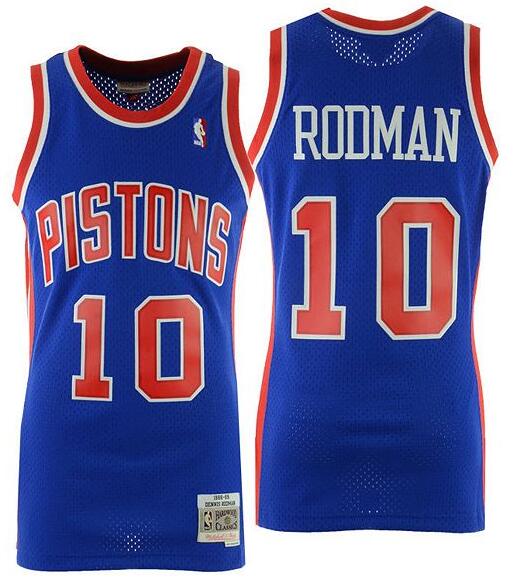 Rodman blue #10 jersey