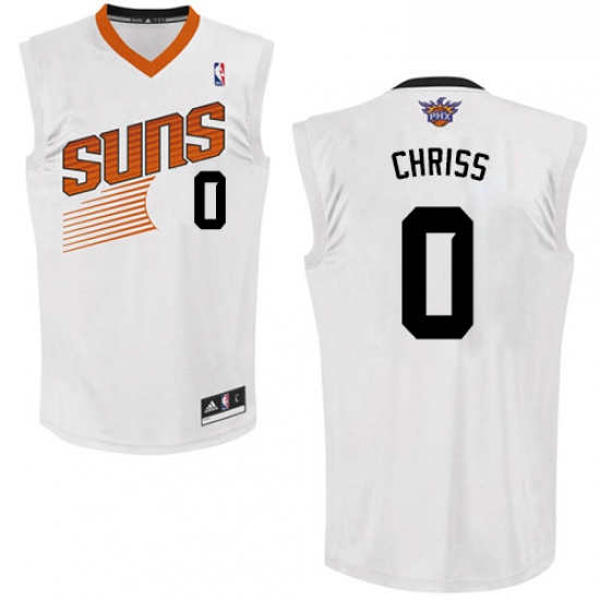 Womens Adidas Phoenix Suns 0 Marquese Chriss Authentic White Home NBA Jersey