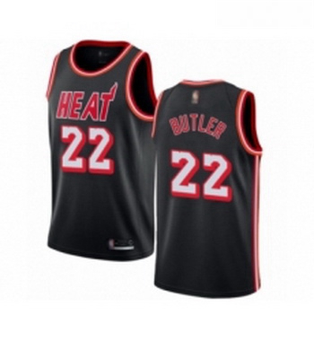 Womens Miami Heat 22 Jimmy Butler Authentic Black Fashion Hardwood Classics Basketball Jersey