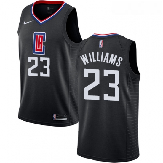 Womens Nike Los Angeles Clippers 23 Louis Williams Swingman Black Alternate NBA Jersey Statement Edi