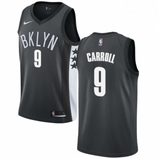 Womens Nike Brooklyn Nets 9 DeMarre Carroll Authentic Gray NBA Jersey Statement Edition