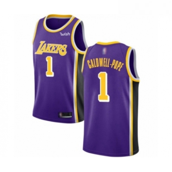 Womens Los Angeles Lakers 1 Kentavious Caldwell Pope Authentic Purple Basketball Jerseys Icon Editio