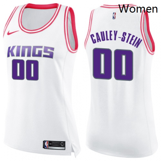 Womens Nike Sacramento Kings 0 Willie Cauley Stein Swingman Whit