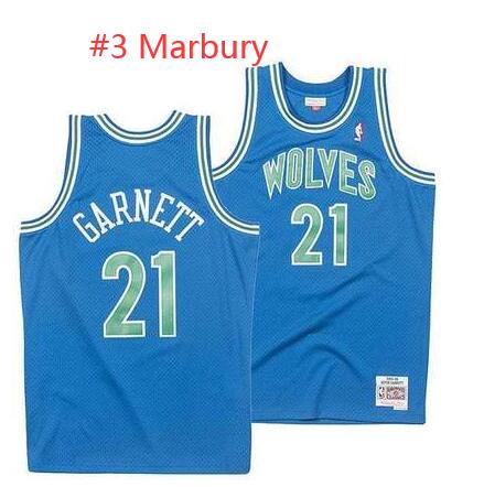 NBA Minnisota 3 Marbury throbwakc jersey