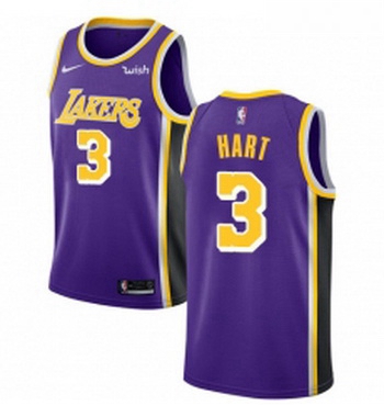 Womens Nike Los Angeles Lakers 3 Josh Hart Swingman Purple NBA Jersey Statement Edition