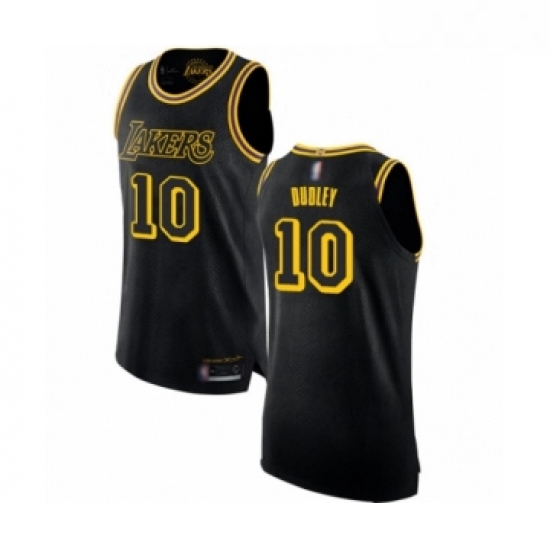 Womens Los Angeles Lakers 10 Jared Dudley Swingman Black Basketball Jersey City Edition