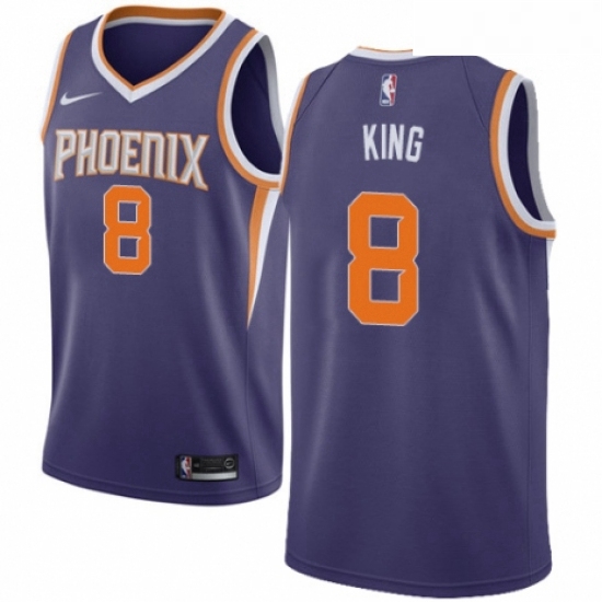 Womens Nike Phoenix Suns 8 George King Swingman Purple NBA Jersey Icon Edition