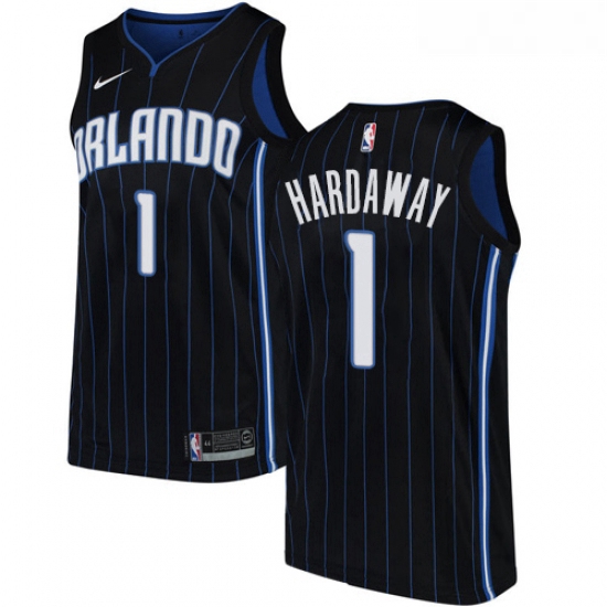 Womens Nike Orlando Magic 1 Penny Hardaway Swingman Black Alternate NBA Jersey Statement Edition