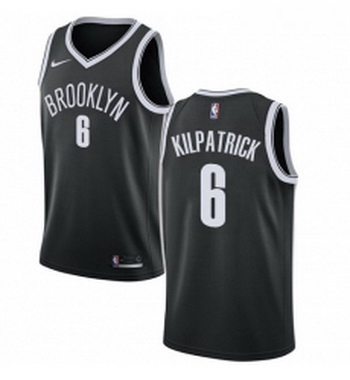 Womens Nike Brooklyn Nets 6 Sean Kilpatrick Swingman Black Road NBA Jersey Icon Edition