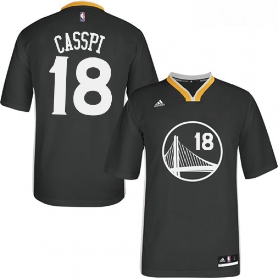 Womens Adidas Golden State Warriors 18 Omri Casspi Authentic Black Alternate NBA Jersey