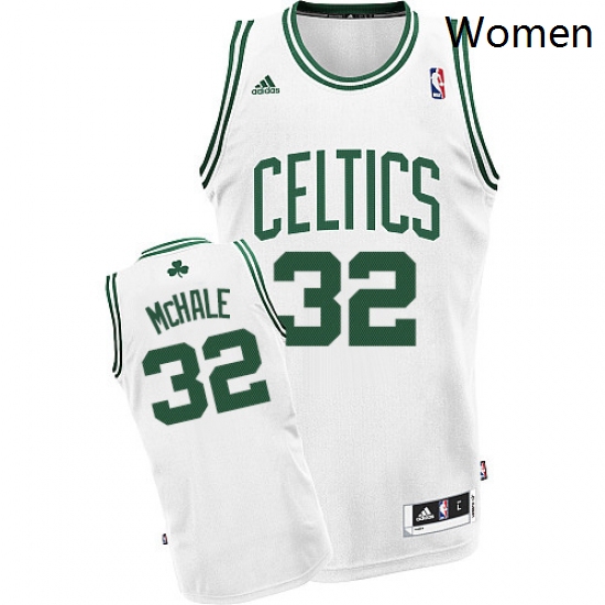 Womens Adidas Boston Celtics 32 Kevin Mchale Swingman White Home NBA Jersey