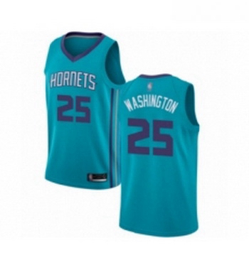 Womens Jordan Charlotte Hornets 25 PJ Washington Authentic Teal Basketball Jersey Icon Edition