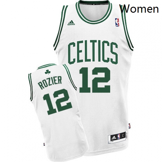 Womens Adidas Boston Celtics 12 Terry Rozier Swingman White Home