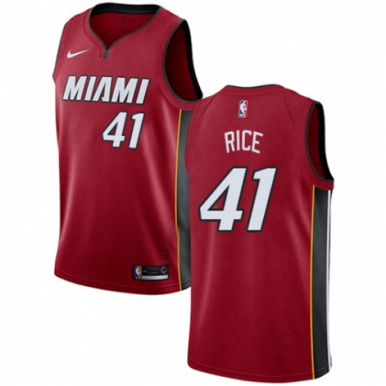 Womens Nike Miami Heat 41 Glen Rice Authentic Red NBA Jersey Statement Edition