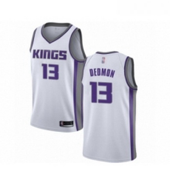 Womens Sacramento Kings 13 Dewayne Dedmon Swingman White Basketball Jersey Association Edition