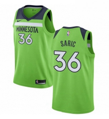 Womens Nike Minnesota Timberwolves 36 Dario Saric Swingman Green NBA Jersey Statement Edition