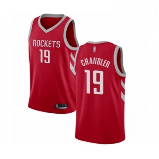 Youth Houston Rockets 19 Tyson Chandler Swingman Red Basketball Jersey Icon Edition