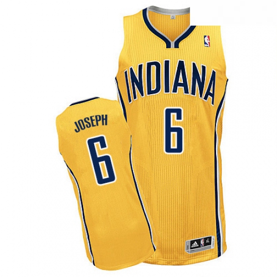 Youth Adidas Indiana Pacers 6 Cory Joseph Authentic Gold Alternate NBA Jersey