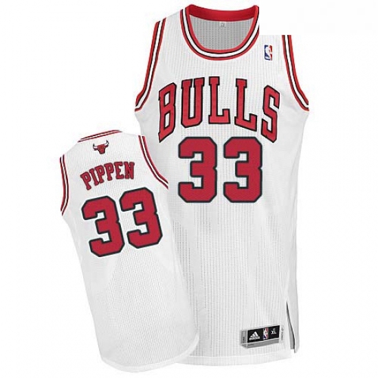 Youth Adidas Chicago Bulls 33 Scottie Pippen Authentic White Hom