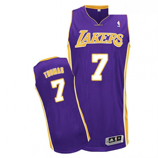 Youth Adidas Los Angeles Lakers 7 Isaiah Thomas Authentic Purple Road NBA Jersey