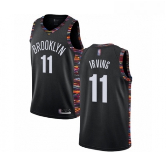 Youth Brooklyn Nets 11 Kyrie Irving Swingman Black Basketball Je