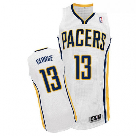 Youth Adidas Indiana Pacers 13 Paul George Authentic White Home 