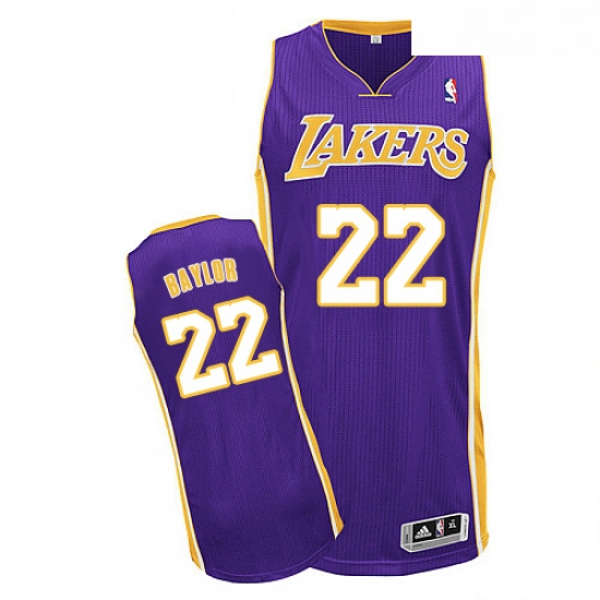 Youth Adidas Los Angeles Lakers 22 Elgin Baylor Authentic Purple