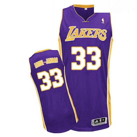 Youth Adidas Los Angeles Lakers 33 Kareem Abdul Jabbar Authentic