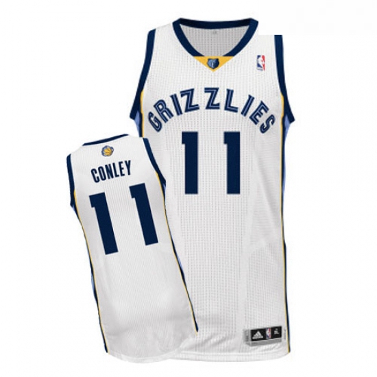 Youth Adidas Memphis Grizzlies 11 Mike Conley Authentic White Ho