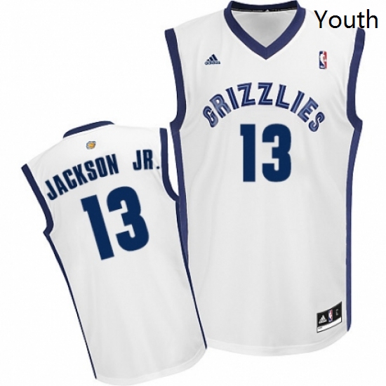 Youth Adidas Memphis Grizzlies 13 Jaren Jackson Jr Swingman White Home NBA Jersey