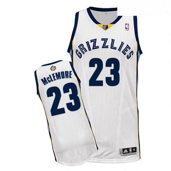 Youth Adidas Memphis Grizzlies 23 Ben McLemore Authentic White Home NBA Jersey