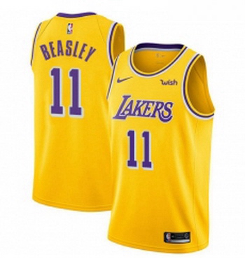 Youth Nike Los Angeles Lakers 11 Michael Beasley Swingman Gold N