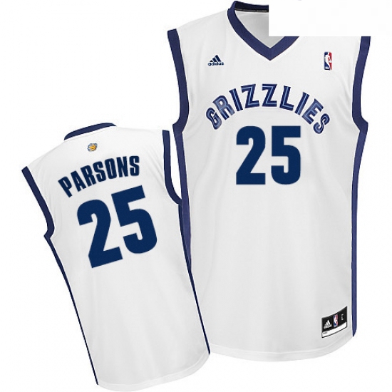 Youth Adidas Memphis Grizzlies 25 Chandler Parsons Swingman White Home NBA Jersey