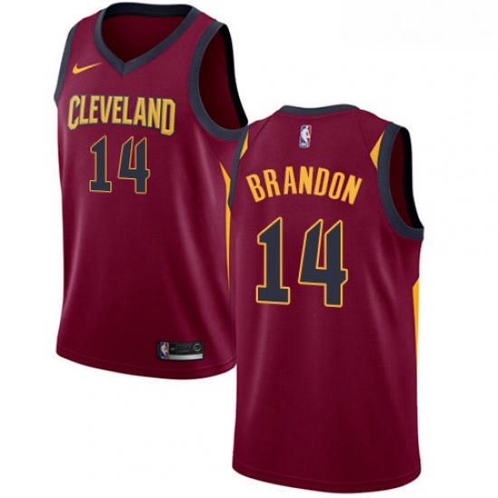 Youth Nike Cleveland Cavaliers 14 Terrell Brandon Swingman Maroon Road NBA Jersey Icon Edition