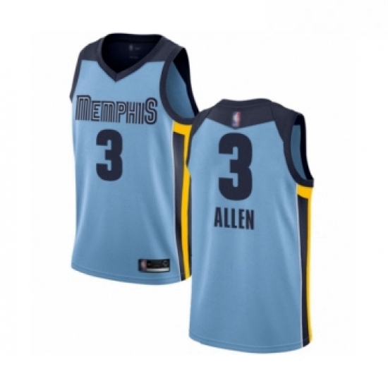 Youth Memphis Grizzlies 3 Grayson Allen Swingman Light Blue Basketball Jersey Statement Edition