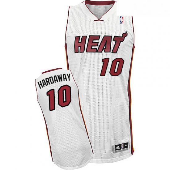 Youth Adidas Miami Heat 10 Tim Hardaway Authentic White Home NBA Jersey