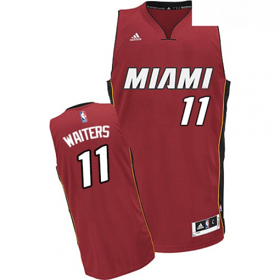 Youth Adidas Miami Heat 11 Dion Waiters Swingman Red Alternate NBA Jersey