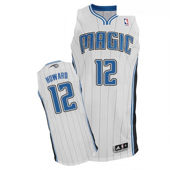 Youth Adidas Orlando Magic 12 Dwight Howard Authentic White Home NBA Jersey