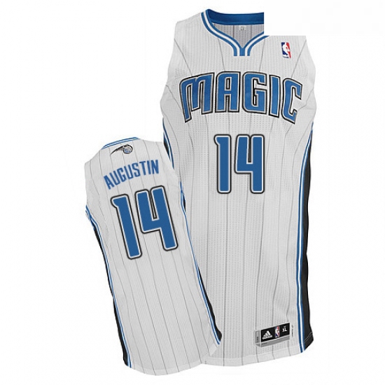 Youth Adidas Orlando Magic 14 DJ Augustin Authentic White Home NBA Jersey