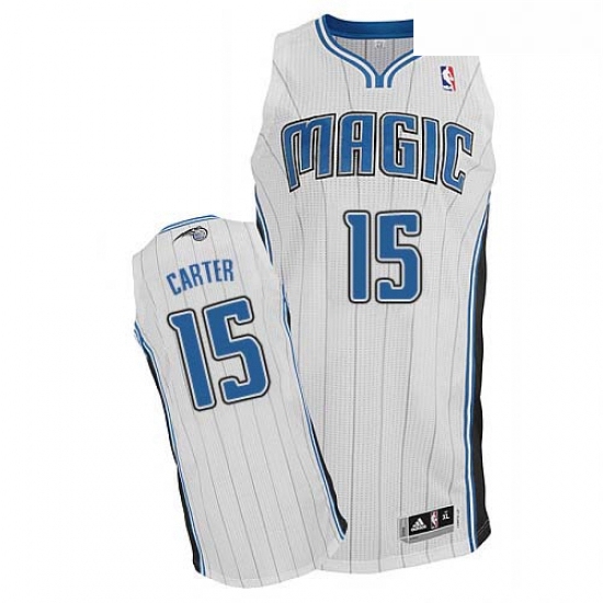 Youth Adidas Orlando Magic 15 Vince Carter Authentic White Home 