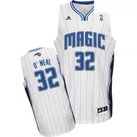 Youth Adidas Orlando Magic 32 Shaquille ONeal Swingman White Hom