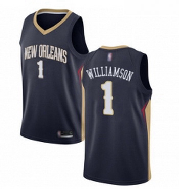 Youth Nike New Orleans Pelicans 1 Zion Williamson Navy NBA Swing
