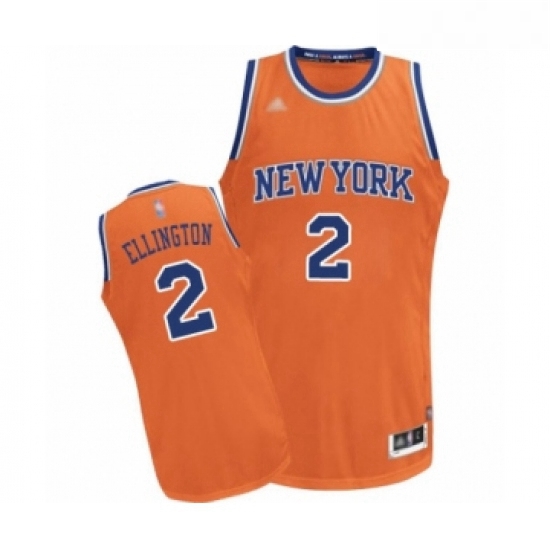 Youth New York Knicks 2 Wayne Ellington Swingman Orange Alternate Basketball Jersey