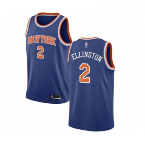 Youth New York Knicks 2 Wayne Ellington Swingman Royal Blue Basketball Jersey Icon Edition