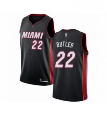 Youth Miami Heat 22 Jimmy Butler Swingman Black Basketball Jerse