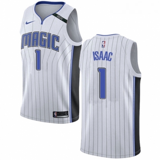 Youth Nike Orlando Magic 1 Jonathan Isaac Swingman NBA Jersey Association Edition