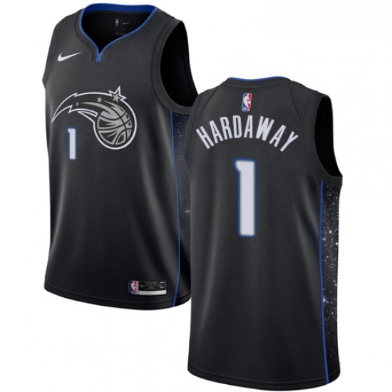 Youth Nike Orlando Magic 1 Penny Hardaway Swingman Black NBA Jer