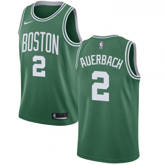 Youth Nike Boston Celtics 2 Red Auerbach Swingman GreenWhite No Road NBA Jersey Icon Edition