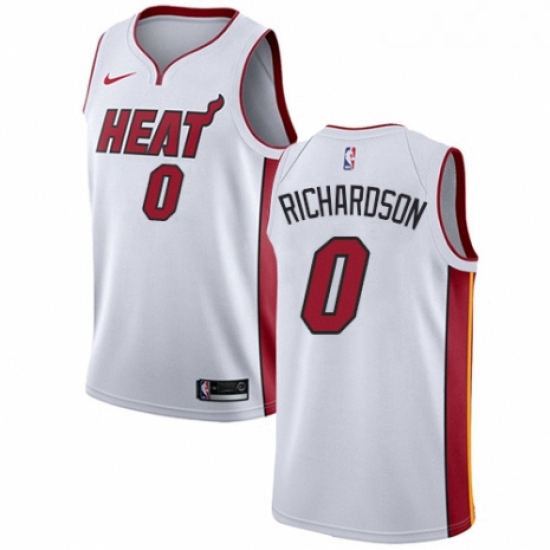 Youth Nike Miami Heat 0 Josh Richardson Authentic NBA Jersey Ass