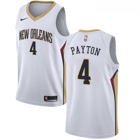 Youth Nike New Orleans Pelicans 4 Elfrid Payton Swingman White N